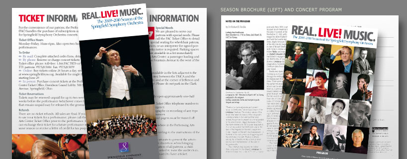 Season Brochure and Concert Program